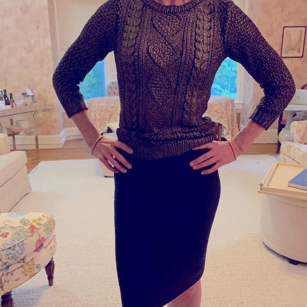 Herve Leger Black Bandage skirt XS